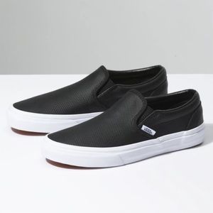 Vans Leather Slip-ons